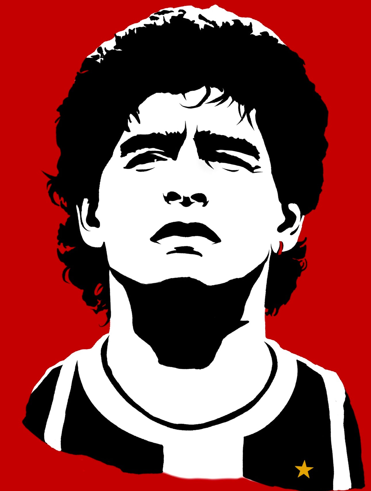 D10S (red Maradona)