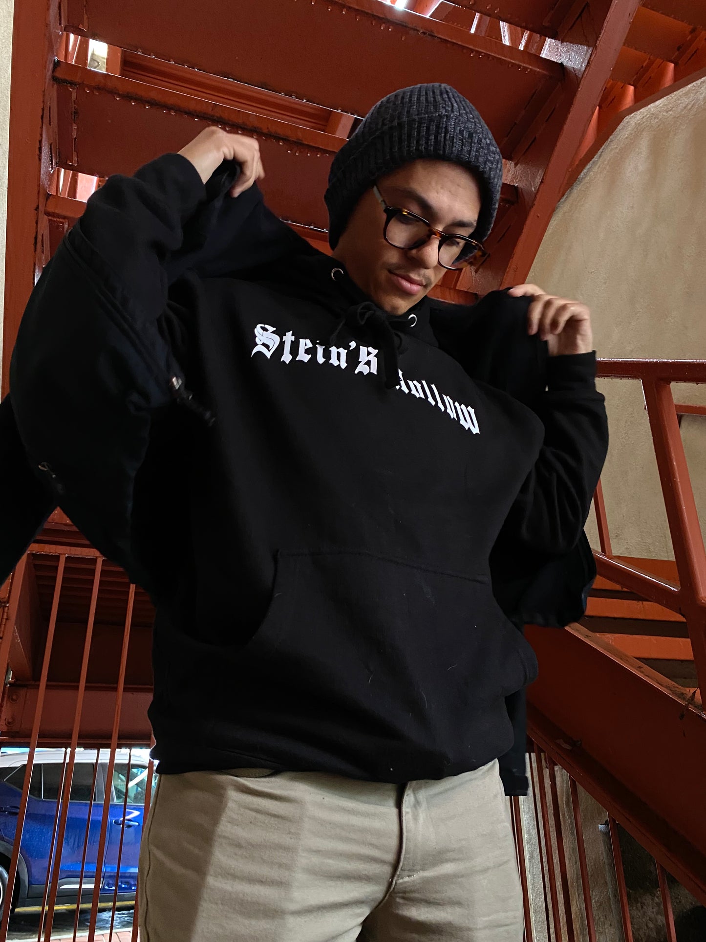 Steins Hollow Black Hoodie